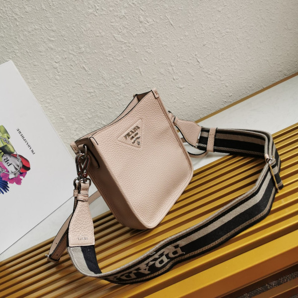 Pra*a leather mini shoulder bag