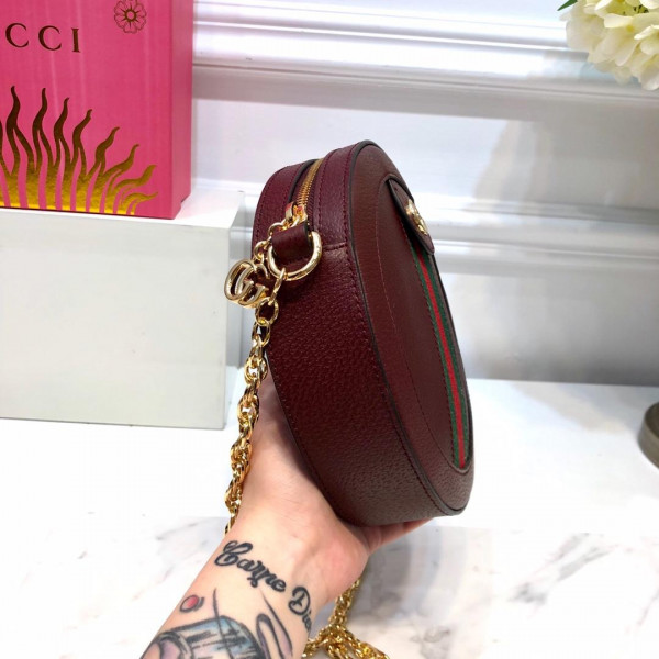 G*u*i ophidia mini round shoulder bag