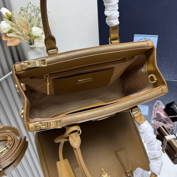 Pra*a medium galleria leather bag-28*20*12cm